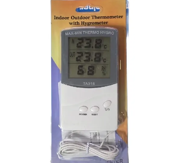 Термогигрометр Indoor Outdoor модель TA318 1