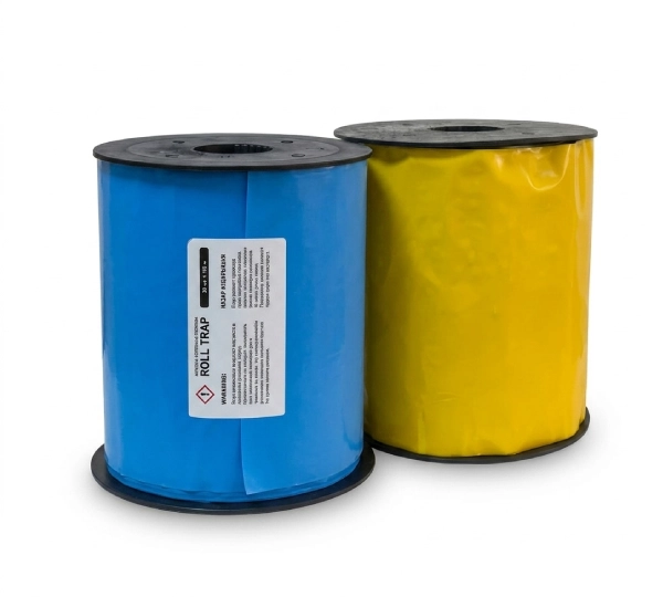 Рулонные клеевые ловушки 15x100 м (синий,желтый) - Простое и экологичное средство борьбы с вредителями