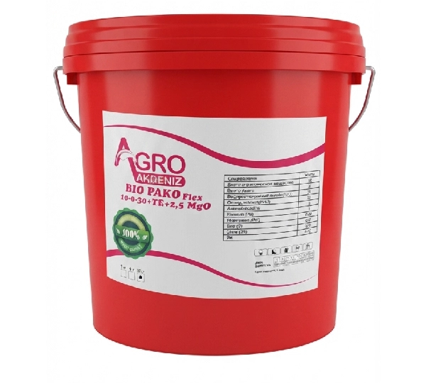 Комплексное удобрение Biopakoflex 10-0-30 + TE + 2.5MgO