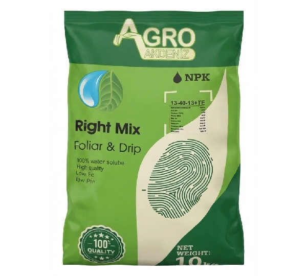 Комплексное удобрение Right Mix Foliar NPK 13.40.13 + TE