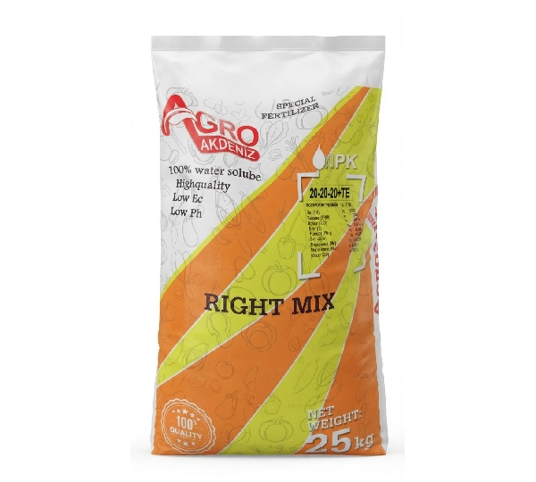 Комплексное удобрение Right Mix Foliar NPK 20.20.20 + TE