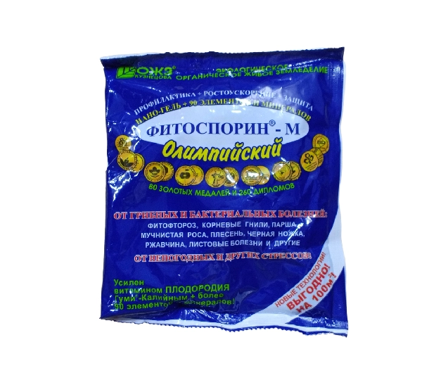 Фунгицид Фитоспорин- М олимпийский (Гель) - Гумат калия - 60% - Фото №1