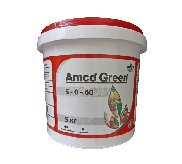 Водорастворимое удобрение Амко Грин 5-0-60+МЭ - Amco Green 5-0-60+TE