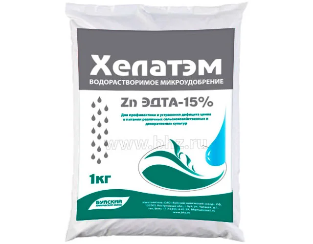 Хелатэм Zn-15% - Zn EDTA (ЕДTА) 15%