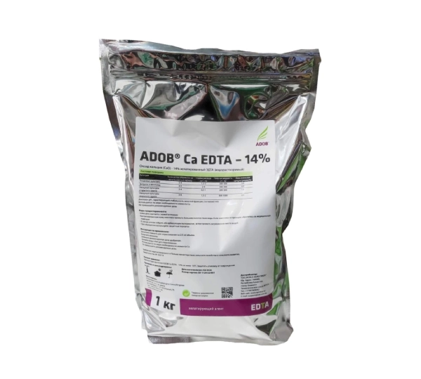 Микроудобрение ADOB CA EDTA 14% - Хелат кальция, растворимость 900 г/л при 20 o C Микрогранулы
